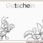Fantastisch Malvorlage Gutschein