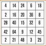 Fantastisch Mathe Bingo Beispiel Mathemakustik