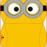 Fantastisch Minion Schachtel Vorlage Zum Ausdrucken