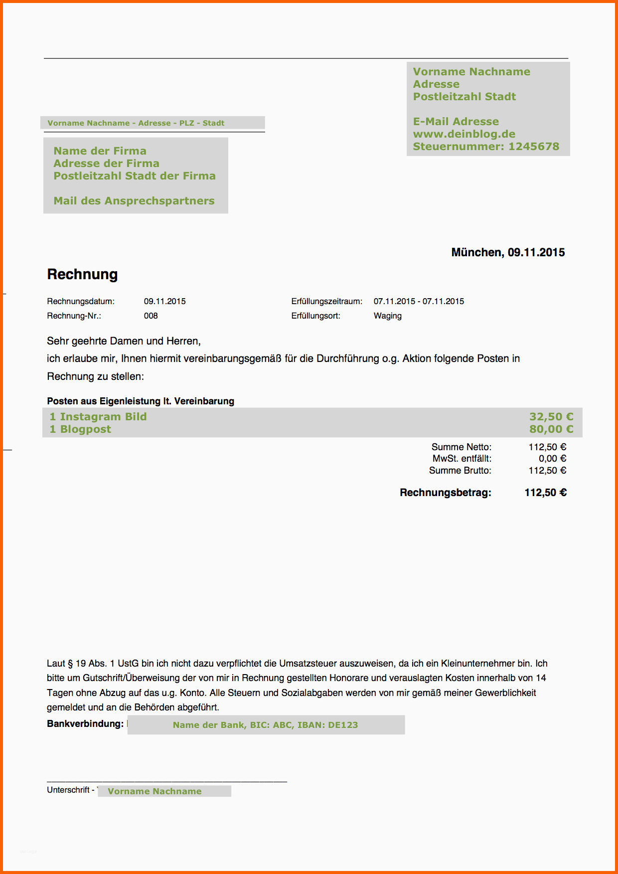 Fantastisch Mit Dem Blog Geld Ver Nen Rechnungen Richtig Stellen
