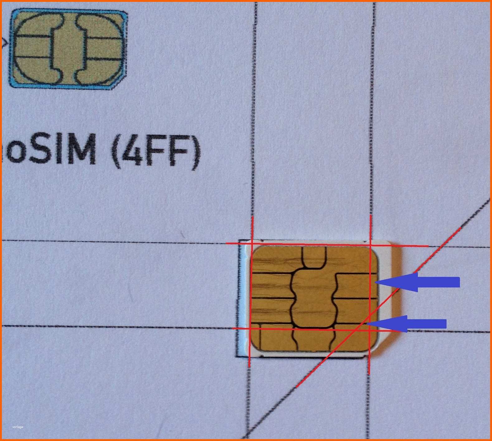 Fantastisch Nano Sim Karte Selber Herstellen