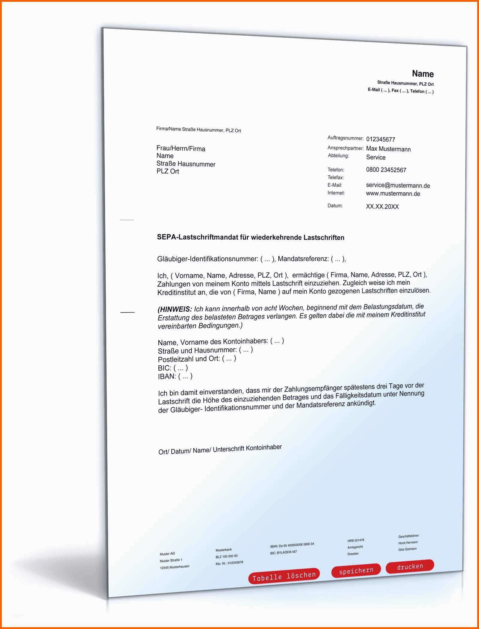 Fantastisch Neues Arbeitsbescheinigung Muster Vorlage Zum Download