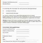 Fantastisch Sepa überweisung Vorlage Word tolle Kosten formularvorlage