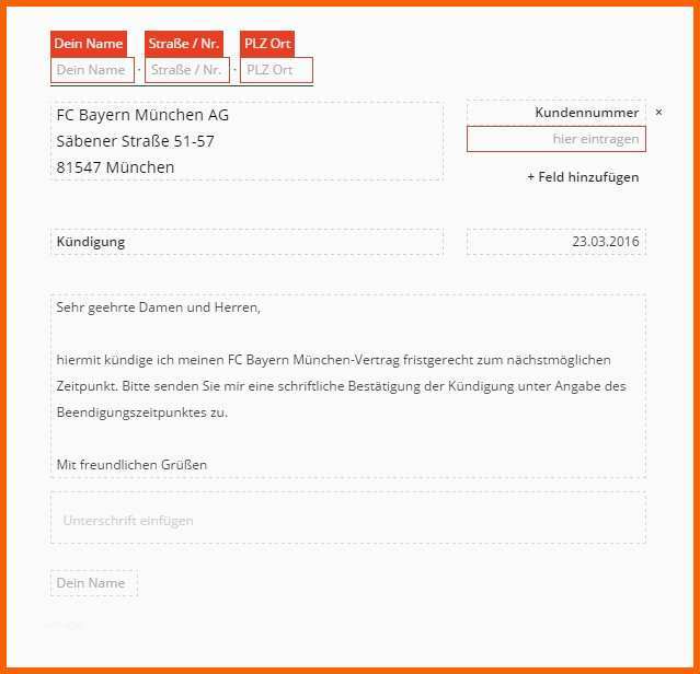 Fantastisch Sportverein Kündigung Vorlage Download – Kostenlos – Chip