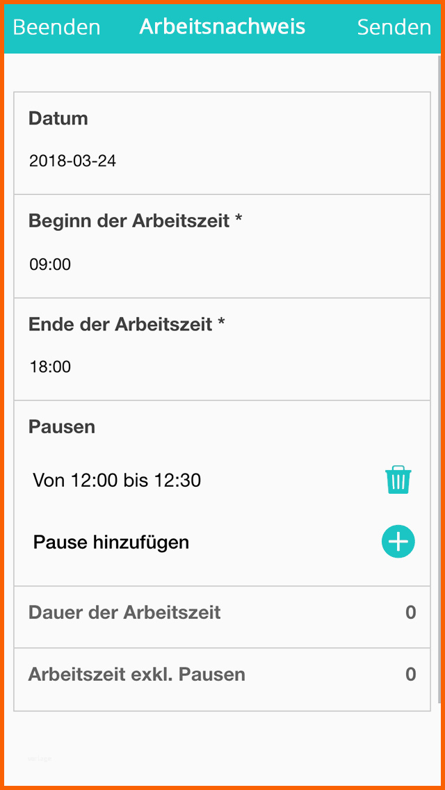 Fantastisch Stundenzettel Für Mitarbeiter