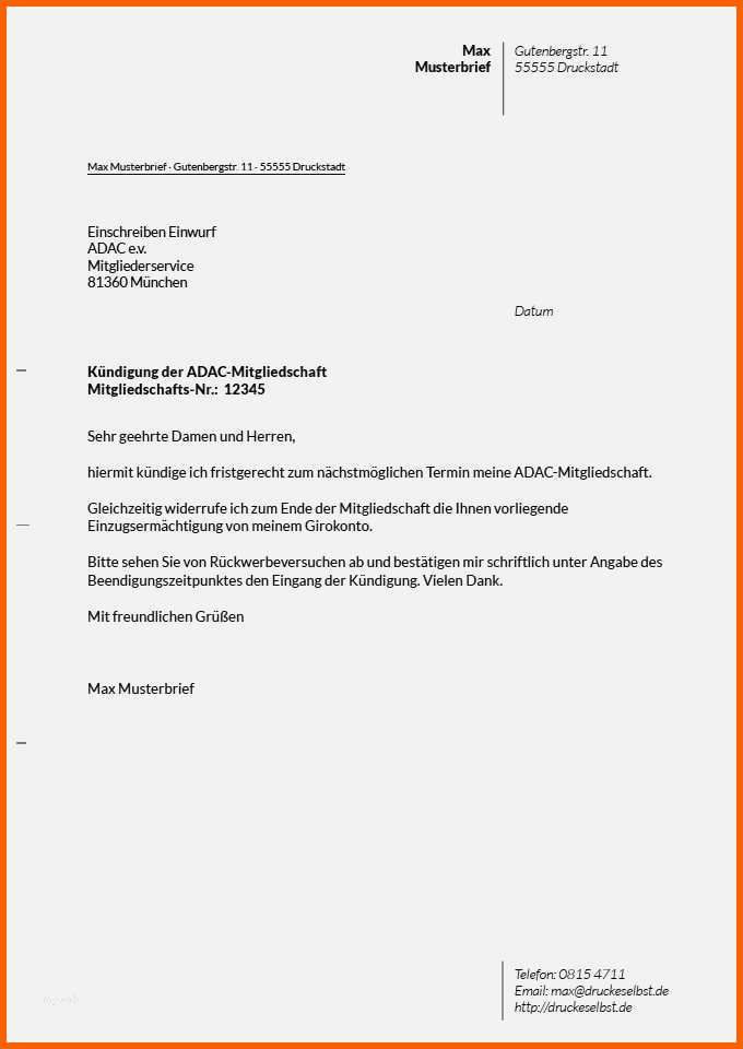 Fantastisch Vodafone Kundigung Vorlage Zum Ausdrucken Papacfo