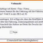 Fantastisch Vollmacht Kfz Abmeldung Vorlage Einzigartig Vollmacht