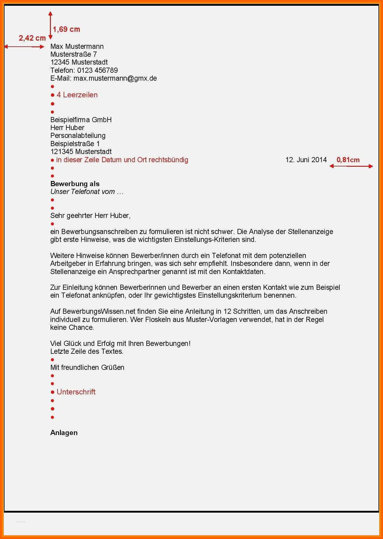 Faszinieren 15 Geschäftsbrief Nach Din 5008 Vorlage Word