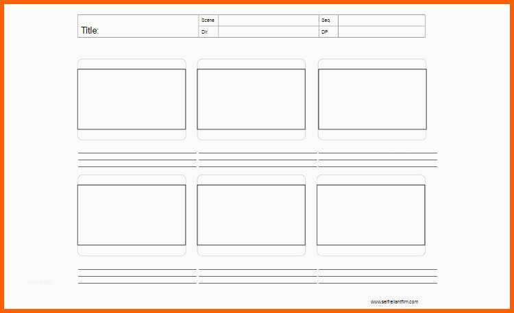 Faszinieren 15 Storyboard Vorlage Word