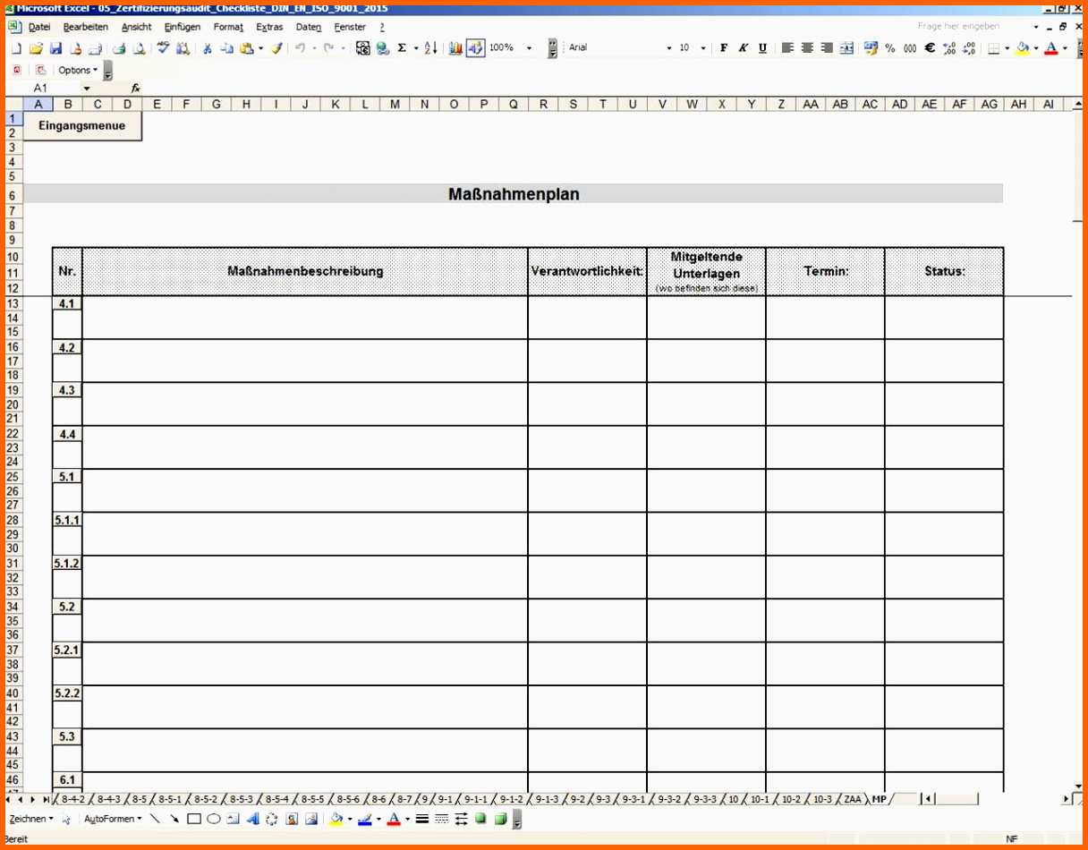 wartungsplan excel vorlage bckhol