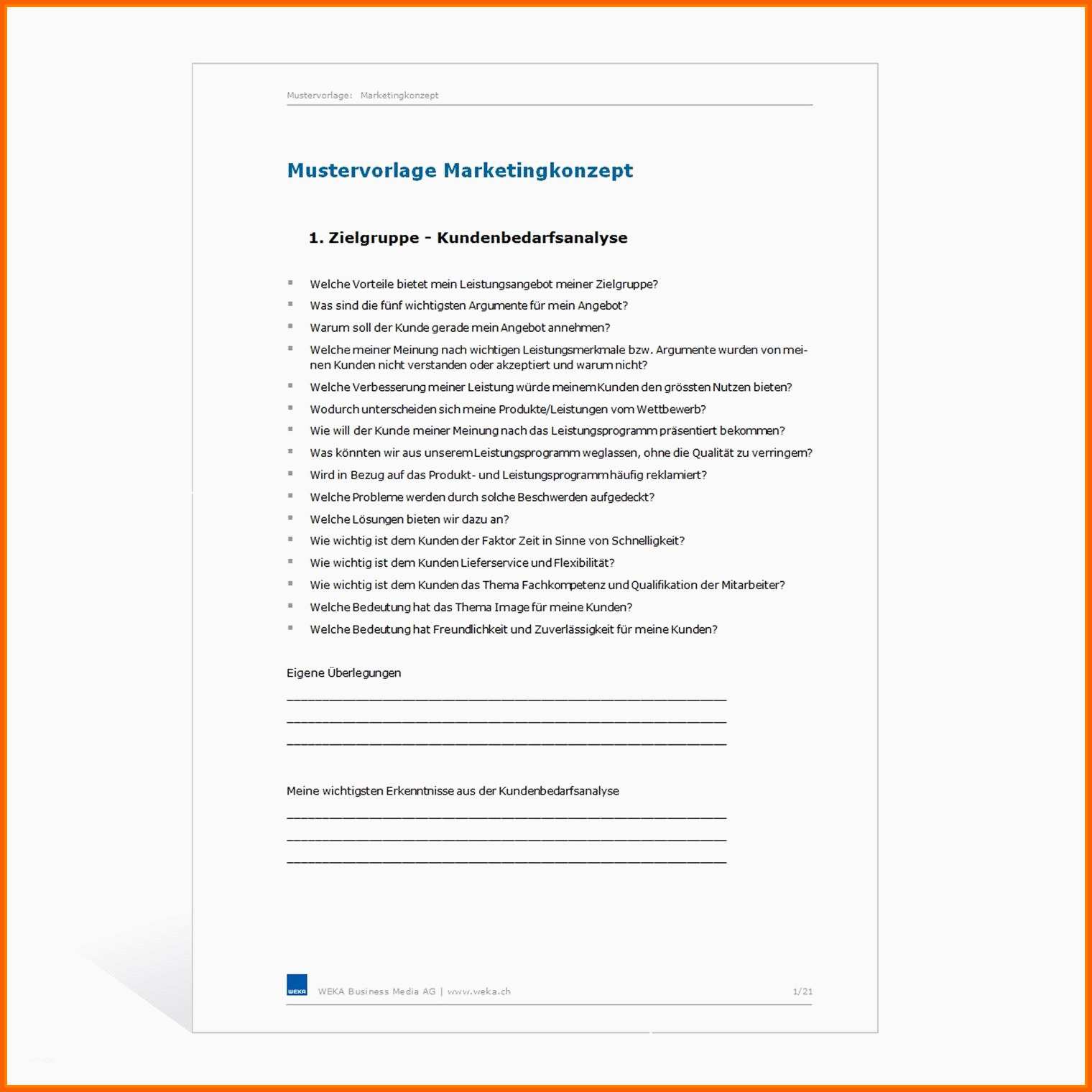 Faszinieren 9 Marketingkonzept Muster