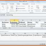 Faszinieren Adressliste Excel Vorlage – De Excel