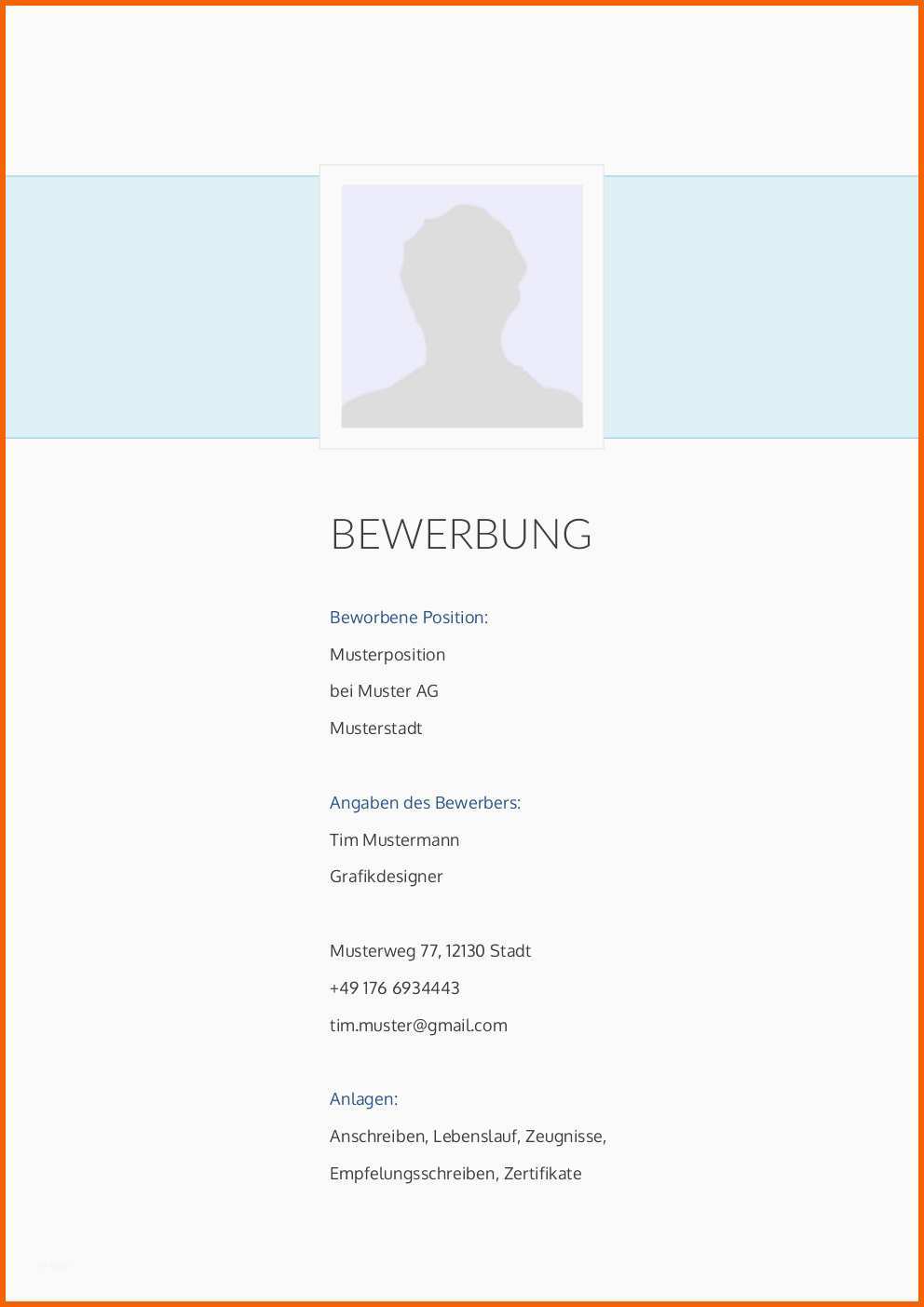 bewerbung muster 10