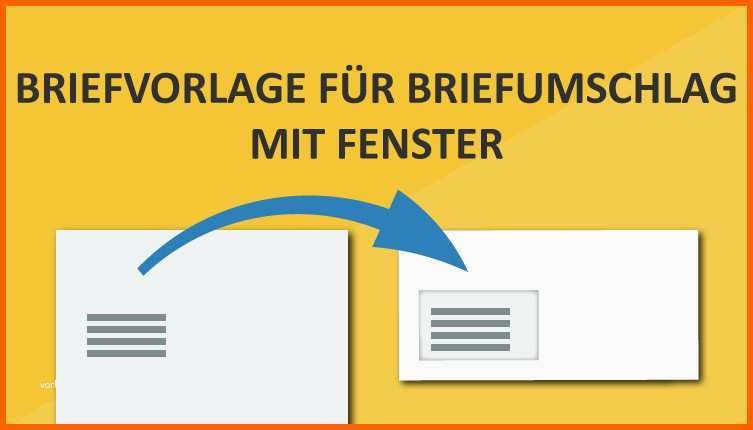 briefumschlag mit fenster beschriften vorlage