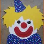 Faszinieren Clown Basteln Vorlage Luxus Clown Basteln Vorlage Beste