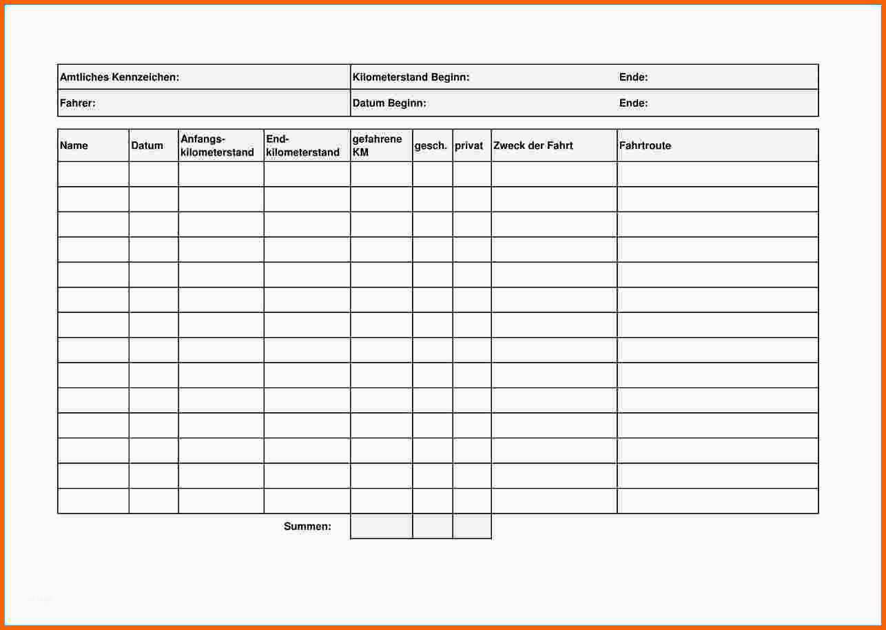 Faszinieren Fahrtenbuch Vorlage Business Template – Vorlagen 365