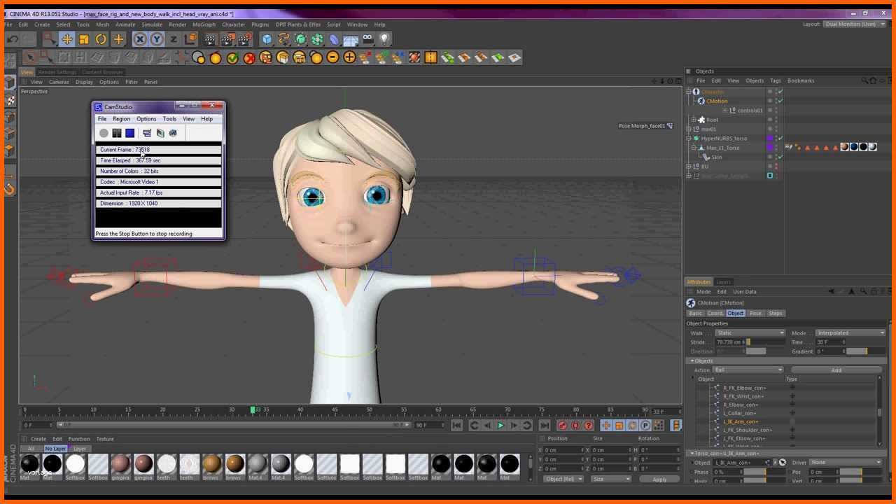 Faszinieren Free Full Rigged Cinema 4d Characters