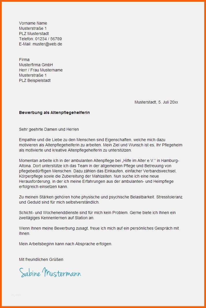 Faszinieren Gallery Of Bewerbung Als Aushilfe Vorlage Bewerbungsmuster