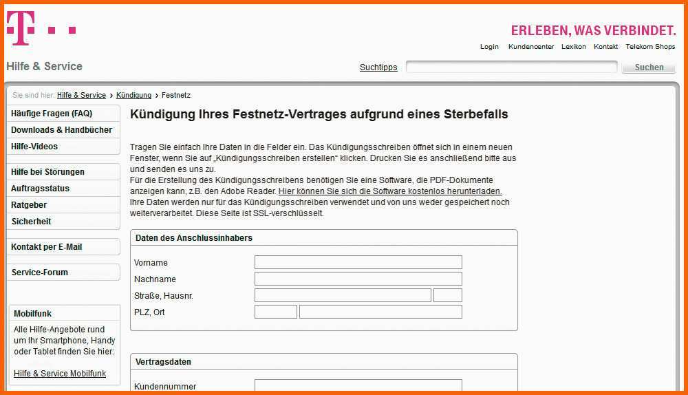 Faszinieren Handyvertrag Kündigen O2 Vorlage – Kostenlos Vorlagen