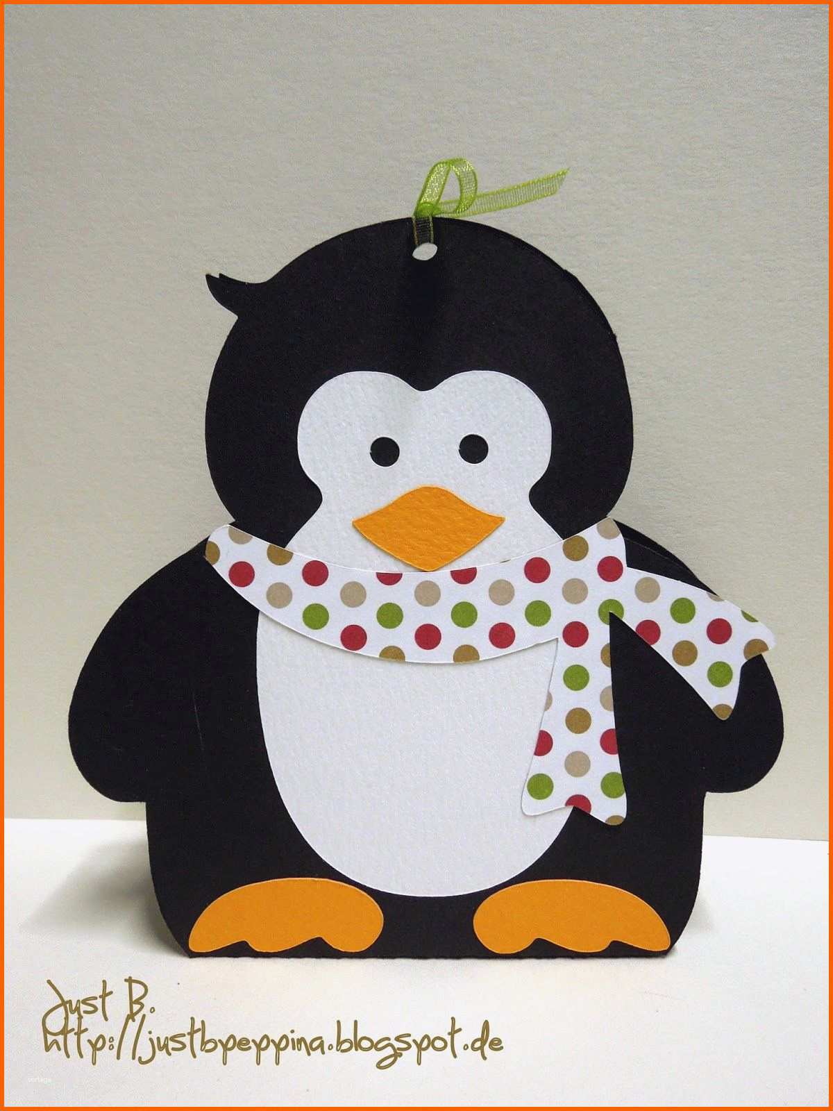 Faszinieren Pinguin Basteln Vorlage