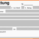 Faszinieren Quittung –