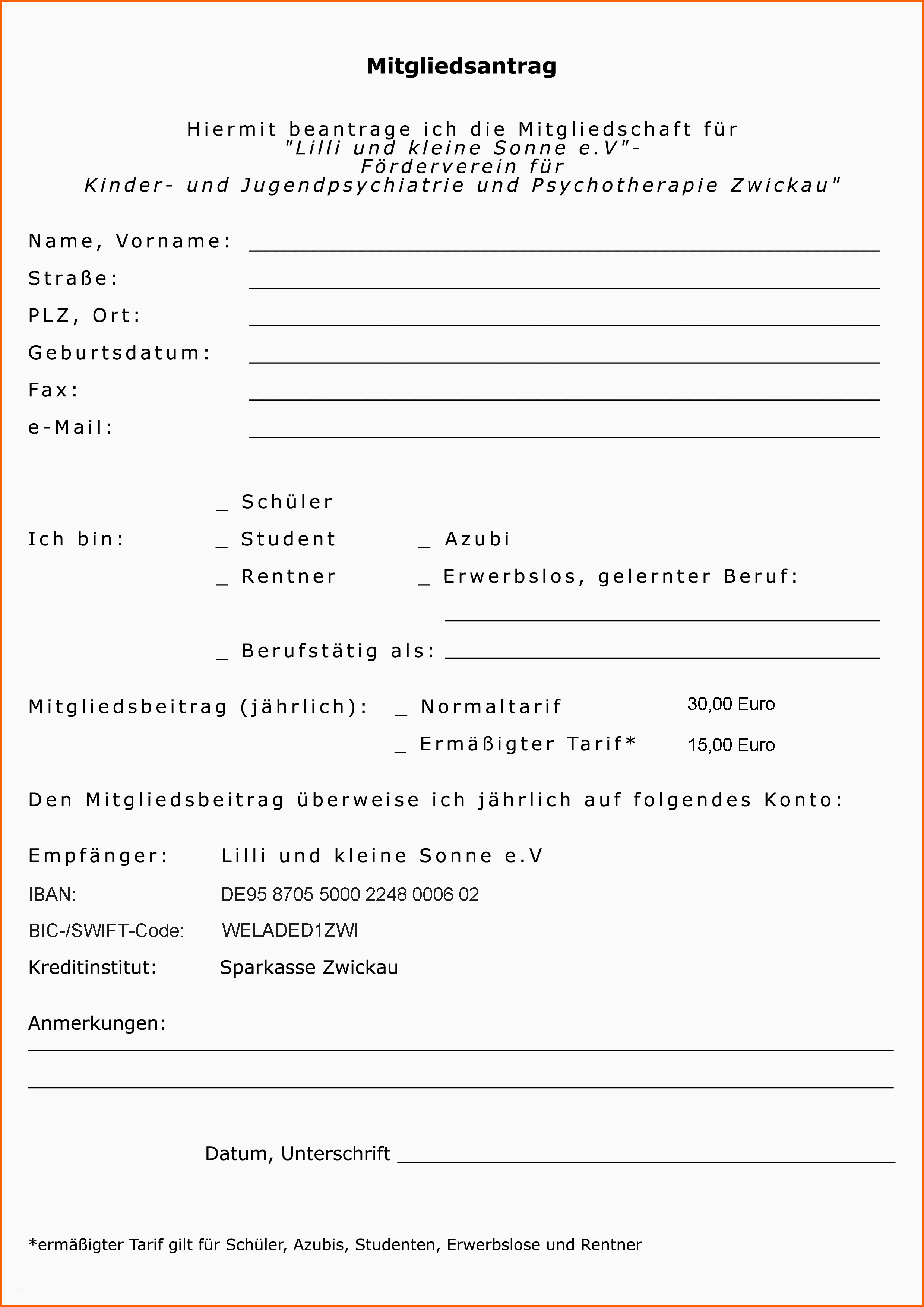 Faszinieren Satzung