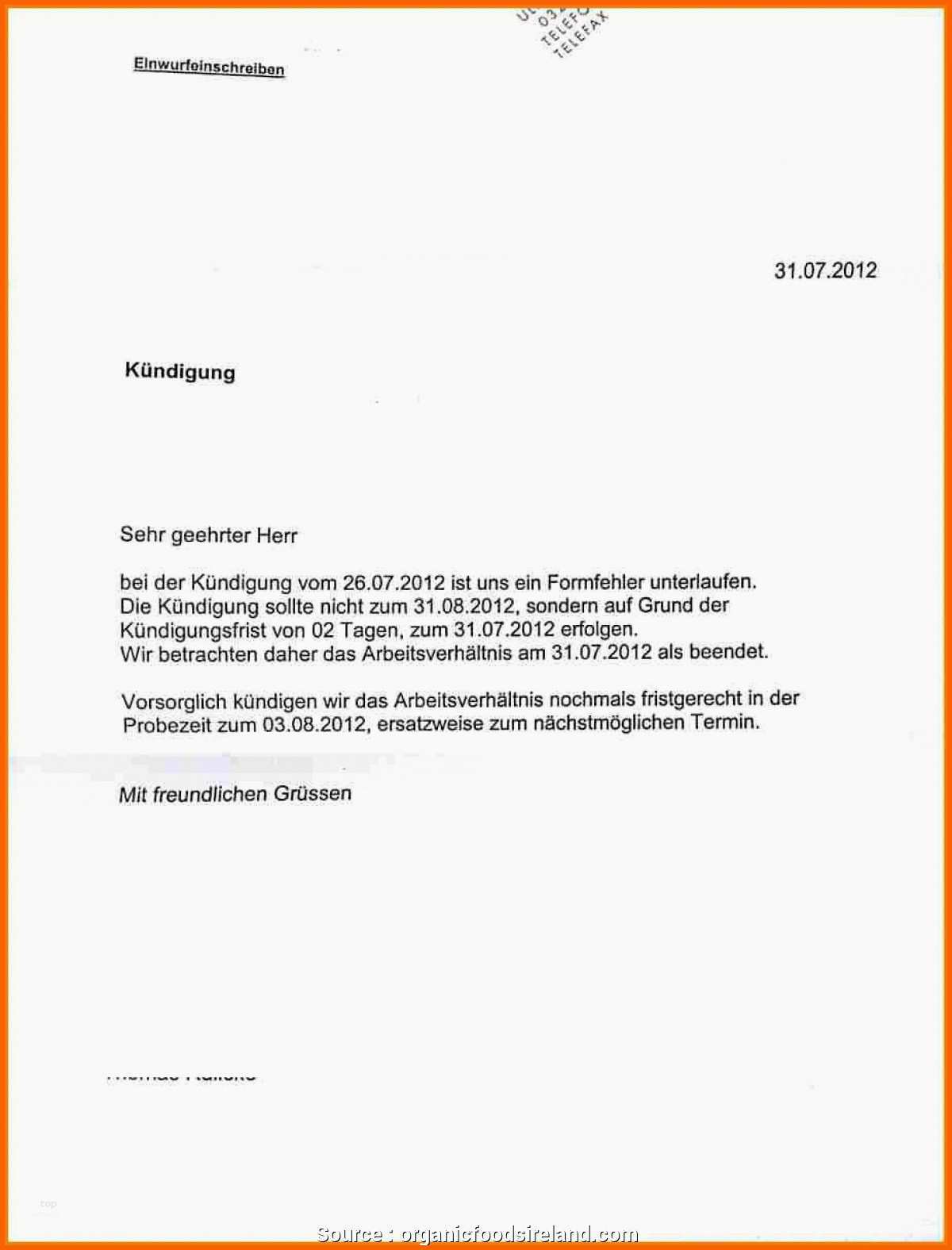Faszinieren Trending Fristlose Kündigung Probezeit Arbeitnehmer Muster