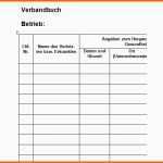 Faszinieren Verbandbuch Vorlage Word – Wordde