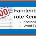 Faszinieren Vorlage Fahrtenbuch Für Rote Kennzeichen Word&amp;pdf
