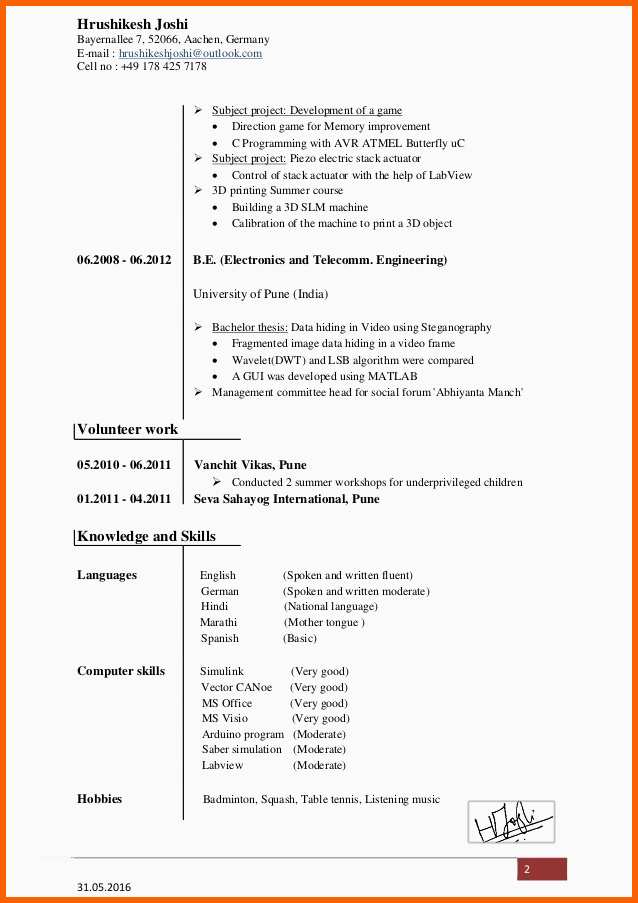 Faszinieren Vorlage Lebenslauf Englisch Neu Cv Europass Vorlage Emovoid