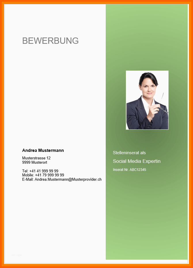 Großartig 13 Bewerbung Deckblatt Vorlage Kostenlos