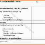 Großartig 13 Zählprotokoll Kasse Vorlage