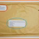 Großartig 15 Einschreiben Brief Beschriften