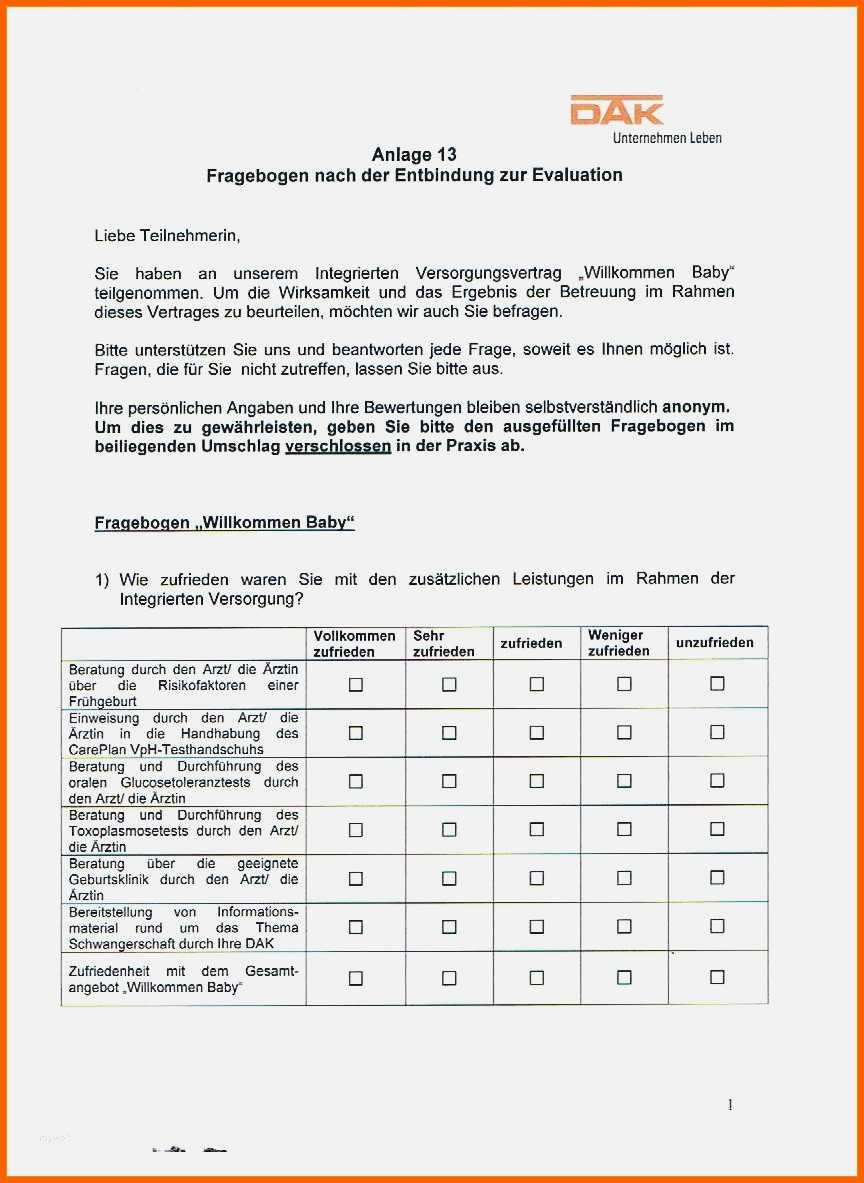 Großartig 15 Fragebogen Erstellen Vorlage
