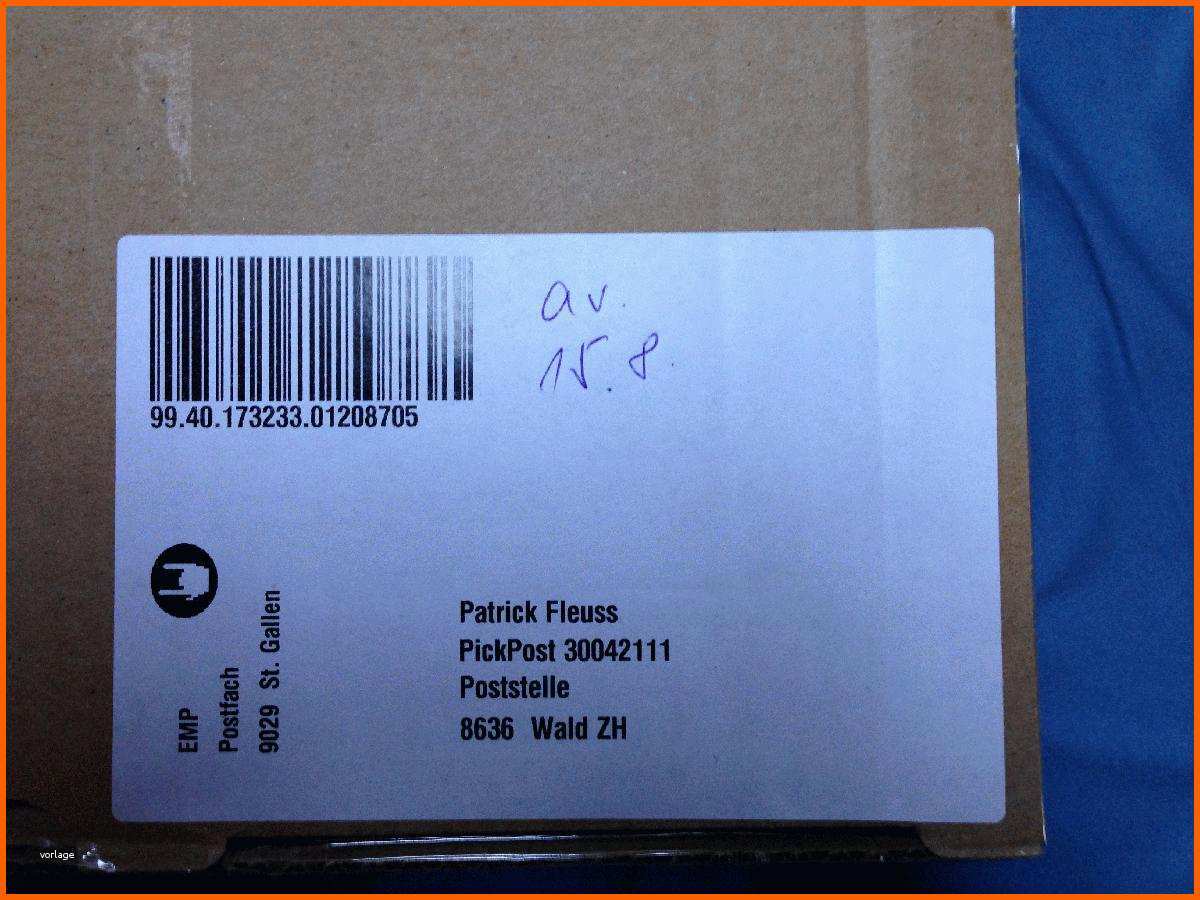 Großartig 15 Paket Richtig Beschriften Dhl