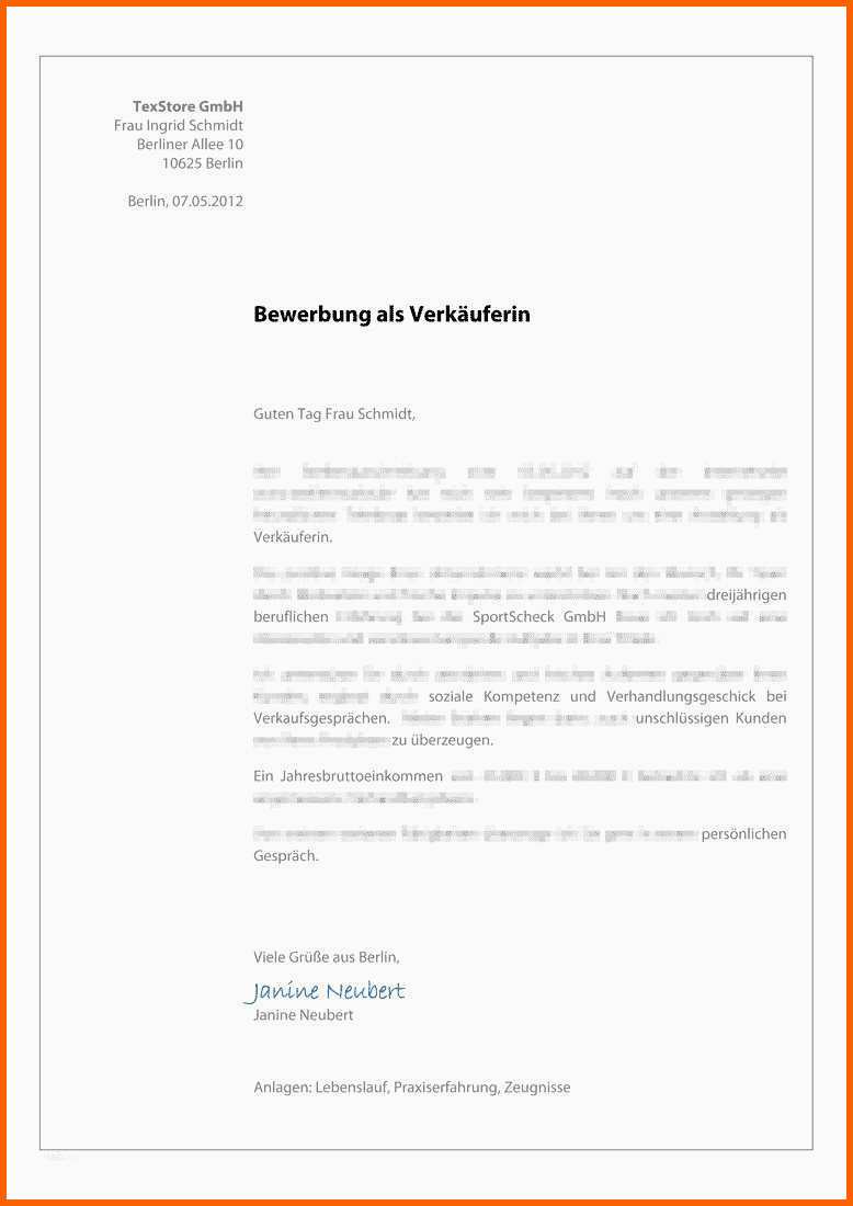 Großartig 18 Bewerbung Verkäuferin Vorlage