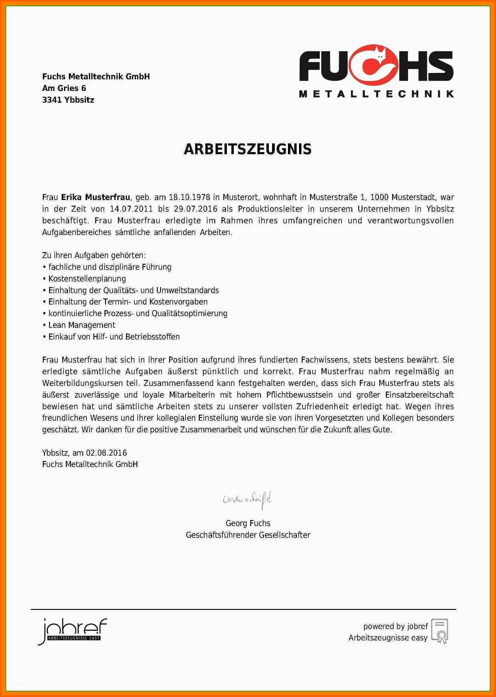Großartig 18 Vorlage Arbeitszeugnis Sehr Gut