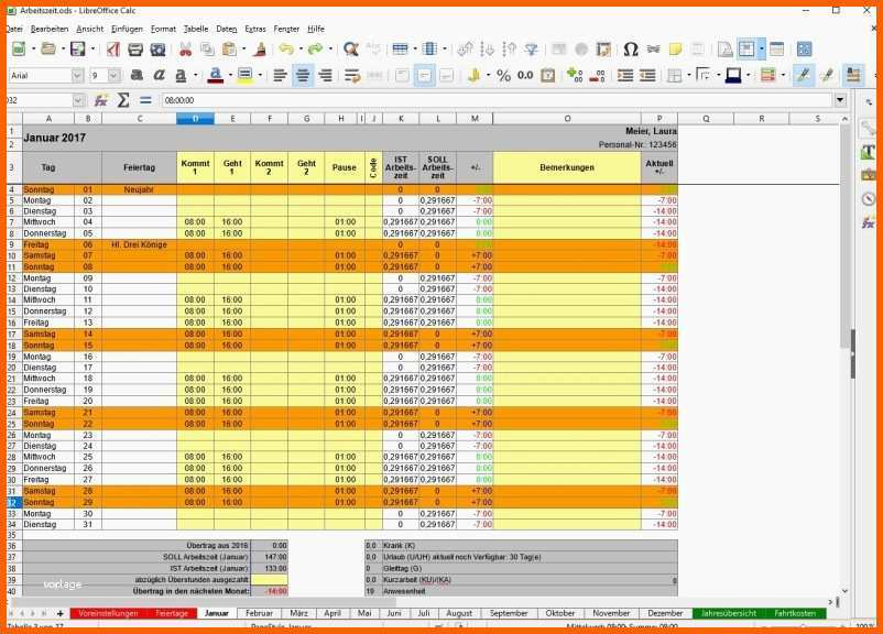 Großartig 73 Bewundernswert Zeiterfassung Kostenlos Excel Vorlage