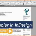 Großartig Briefbogen Vorlage Indesign – Vorlagen 1001