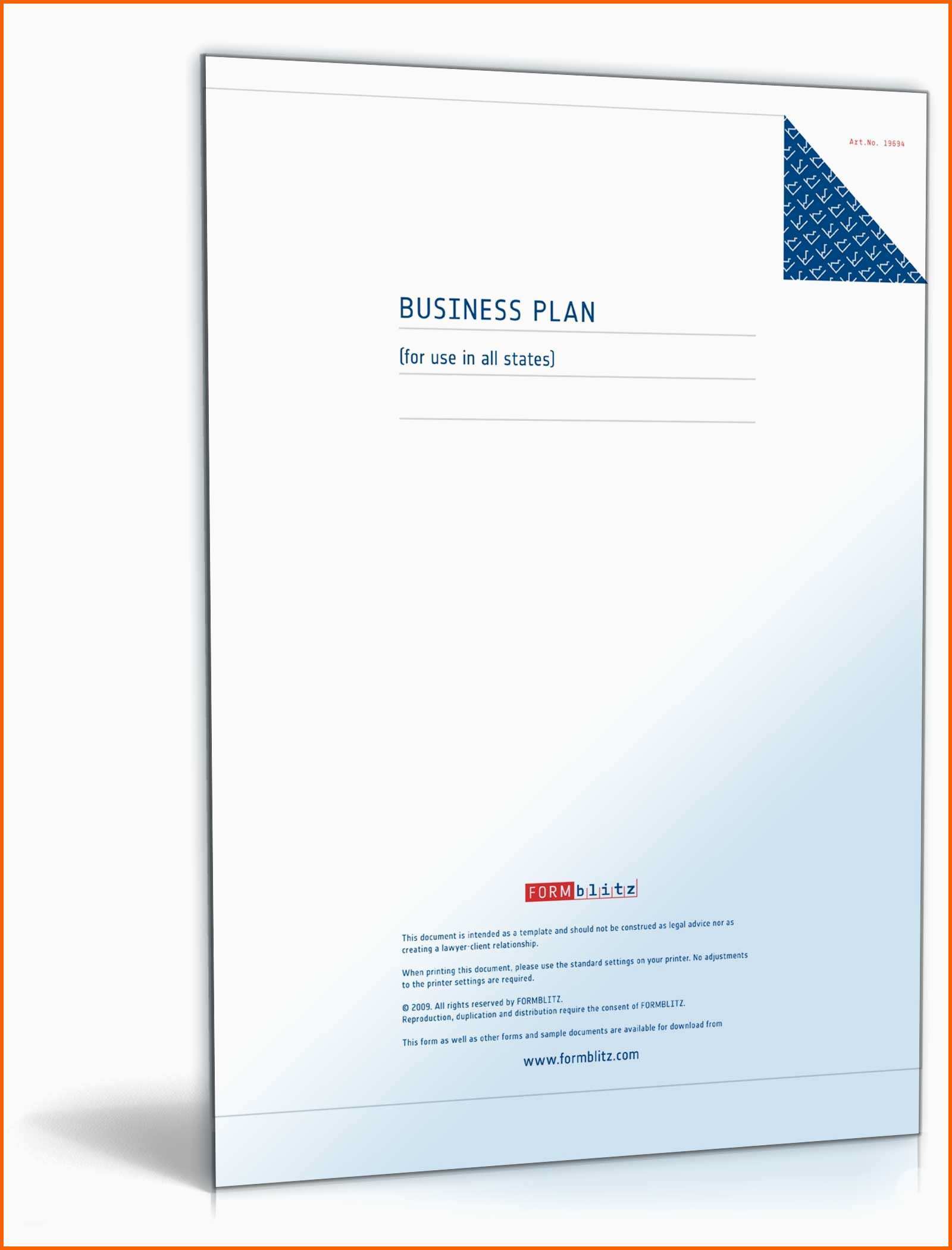 Großartig Businessplan Englisch