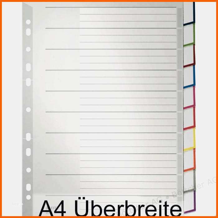 Großartig Deckblatt Register 1 31 Vorlage Best Leitz 4370 A4