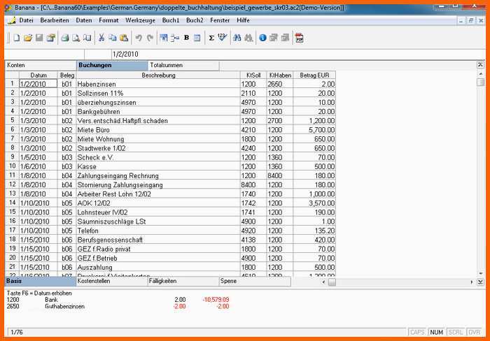 Großartig Doppelte Buchhaltung Excel Vorlage Kostenlos – De Excel