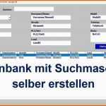 Großartig Excel Datenbank Erstellen Vorlage Erstaunlich Schön