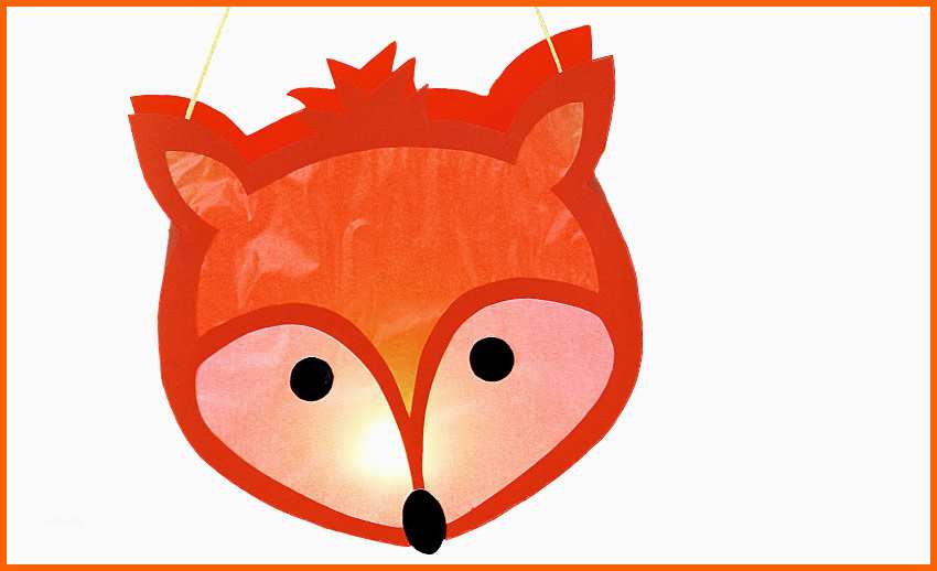 Großartig Fuchs Laterne Zum Selbermachen Leben & Erziehen