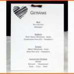 Großartig Getränkekarte &quot;streifenherz&quot; Schwarz &amp; Weiß Printandcopybox