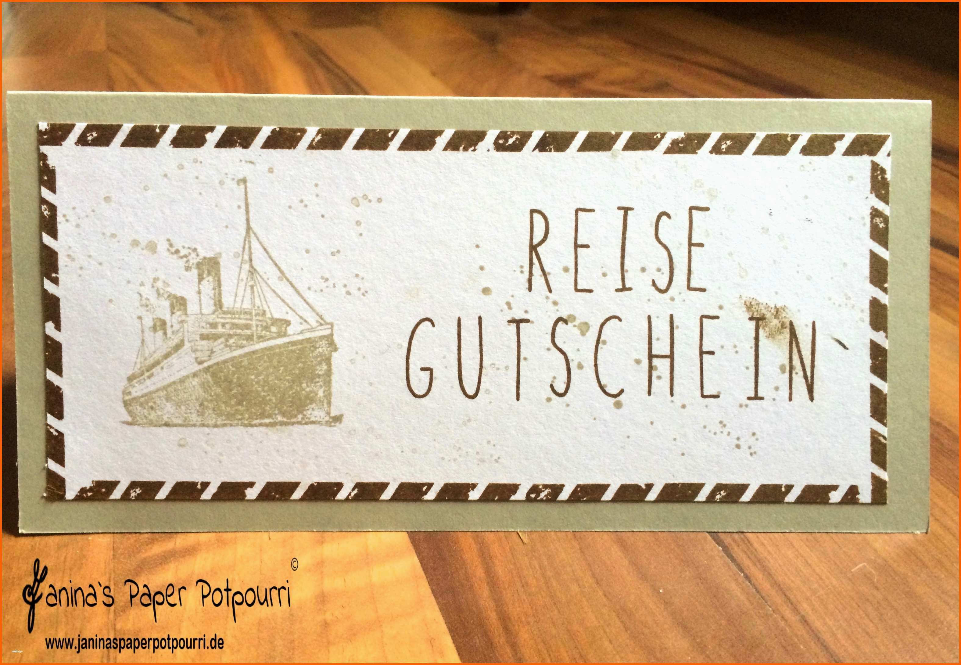 Großartig Gutschein Vorlage Urlaub Beste Reise Gutschein "ticket