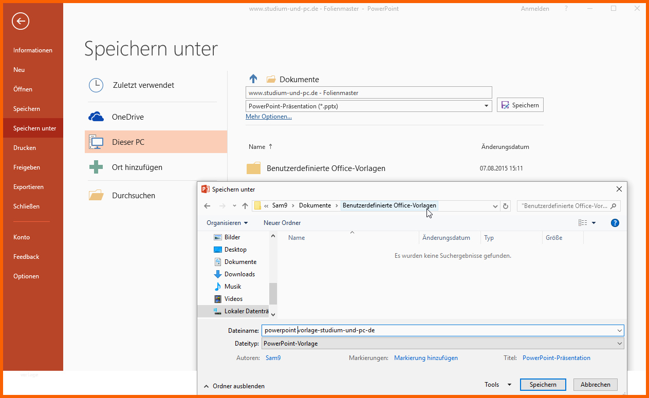 Großartig Masterfolien Eigene Vorlage Erstellen In Powerpoint