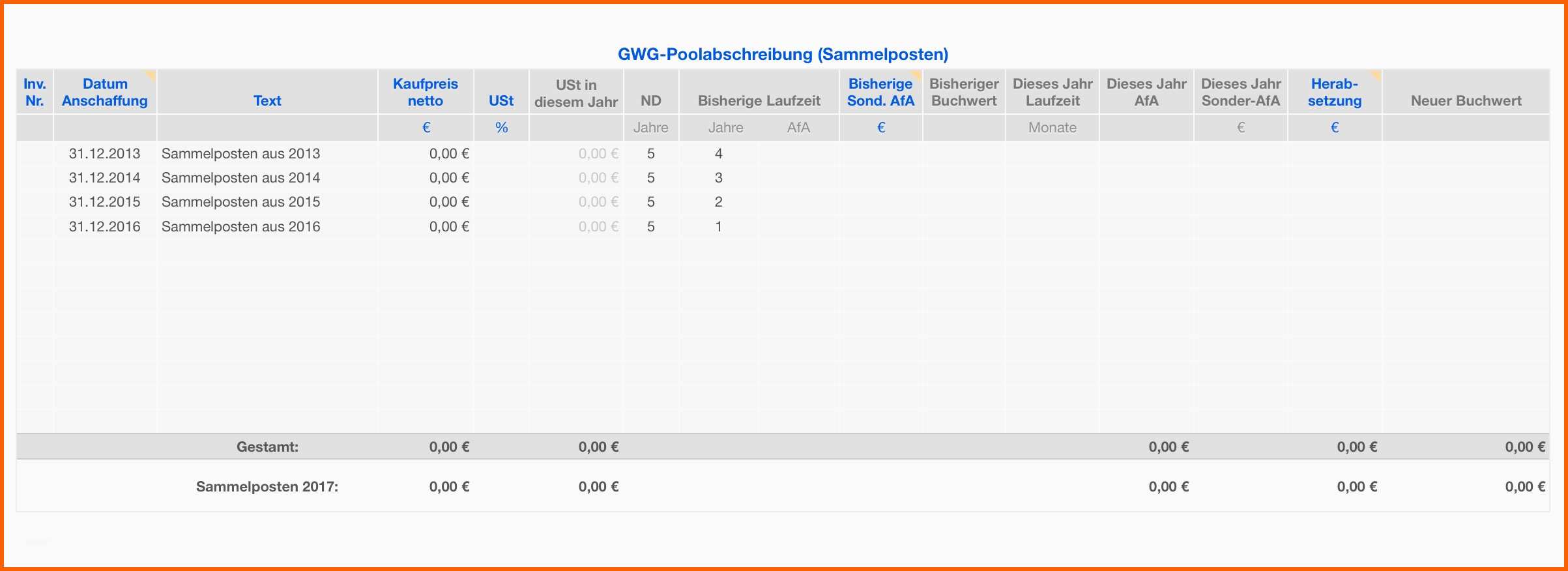 Großartig Numbers Vorlage Einnahmen Überschuss Rechnung EÜr 2017