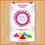 Großartig Plakat Vorlage Für Holi Festival