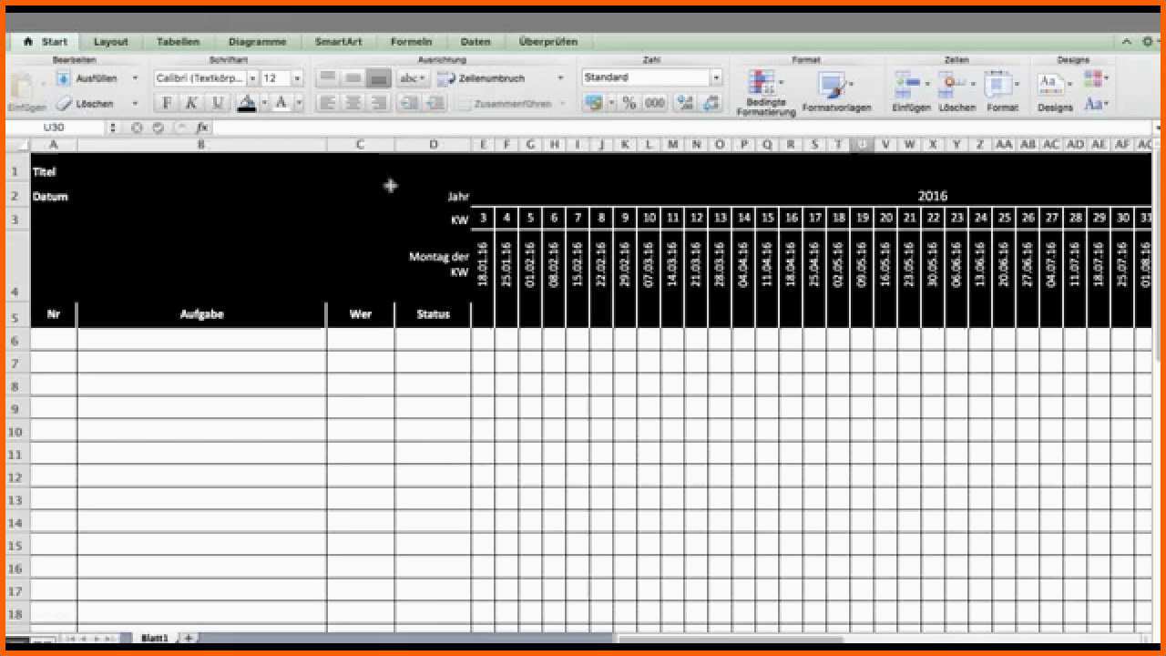 Großartig Ressourcenplanung Excel Vorlage – De Excel